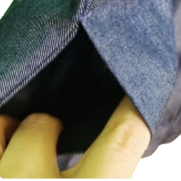 Z Spoke by Zac Posen Chambray Dress with Pockets & Silk Neck Tie Women’s size 8 - Picture 5 of 9